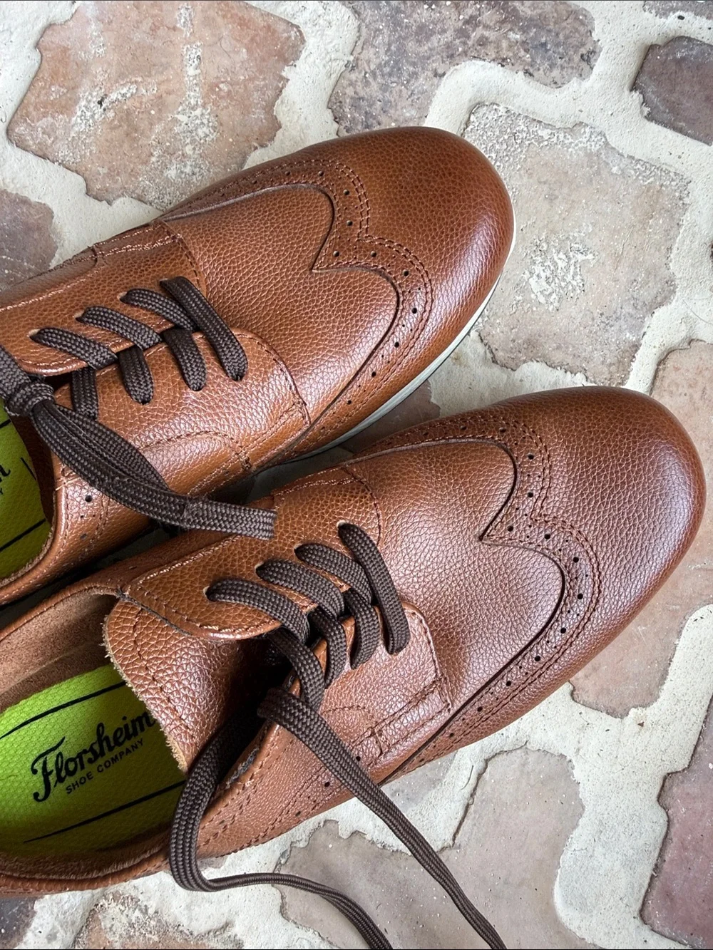 Boy’s Brown Casual Wingtip Lace-Up Shoes